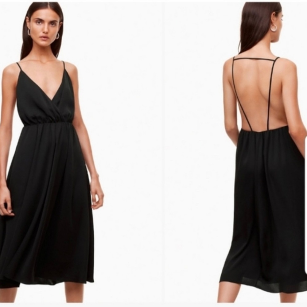 Blue Aritzia Midi Dress